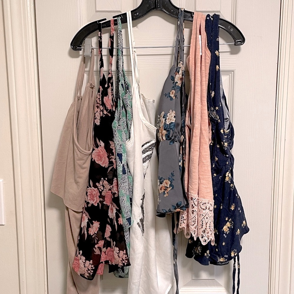 Bundle of 7 cute summer tank tops